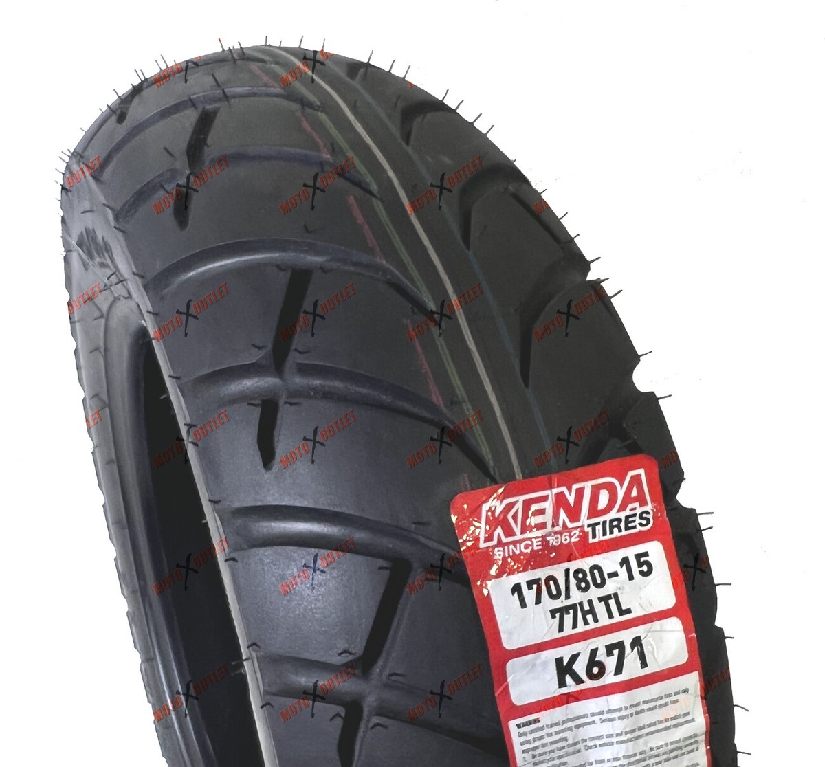 Kenda K671 170/80-15 Tire Rear Motorcycle Cruiser S/T 170 80 15