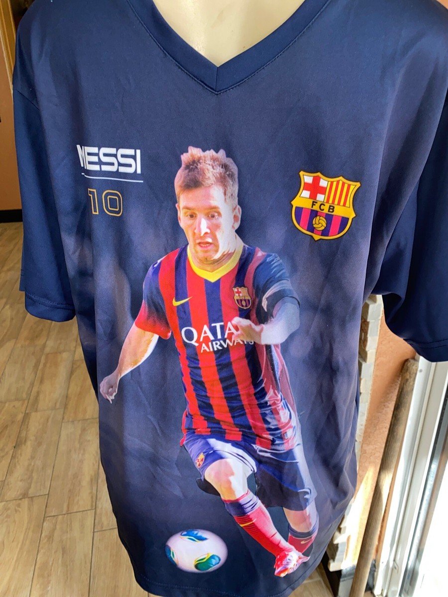 Lionel Messi #10 FC Barcelona Soccer Futbol Superstar Player L T