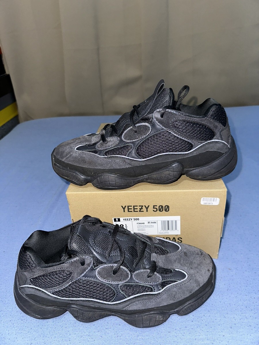 Size 8.5 - adidas Yeezy 500 Utility Black - Preowned | eBay