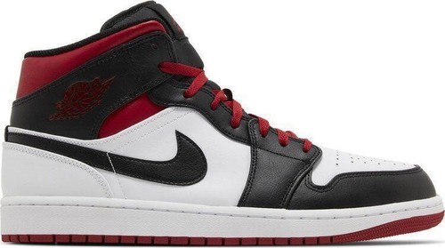 Nike Air Jordan 1 Mid Black Toe DQ8426-106 White Gym Red Mens US