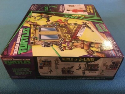 Teenage Mutant Ninja Turtles NEW Window Wipeout Z-Line Ninjas Zip