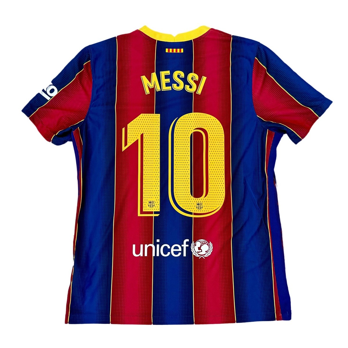LIONEL MESSI 2020-21 FC BARCELONA AUTHENTIC VAPORKNIT JERSEY NIKE