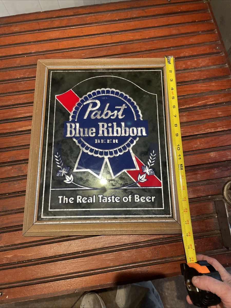 Pabst Blue Ribbon Beer Mirror In Collectible Breweriana Mirrors