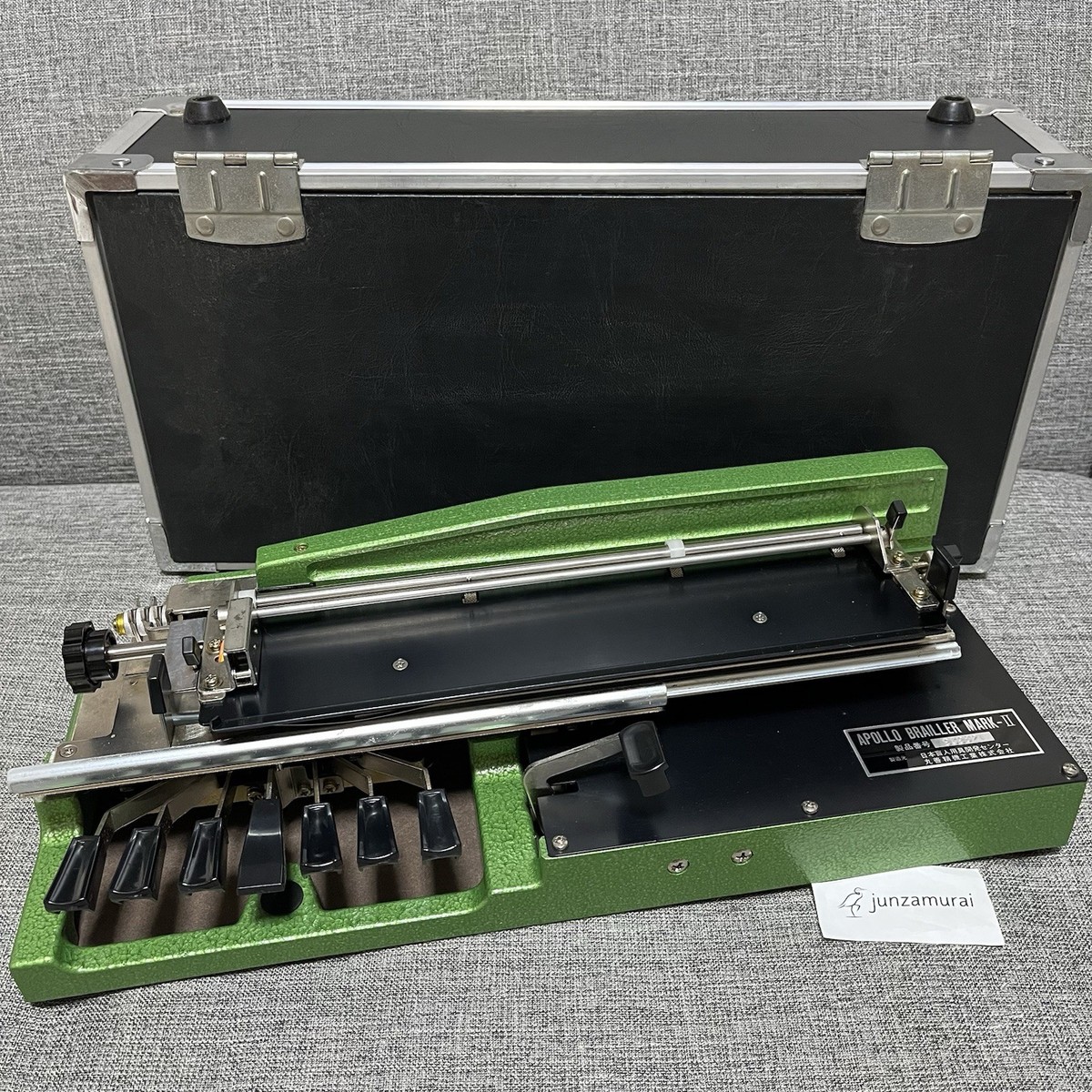 点字タイプライラー APOLLO BRAILLER MARK-Ⅱ ほぼ新品未使用 AS IS