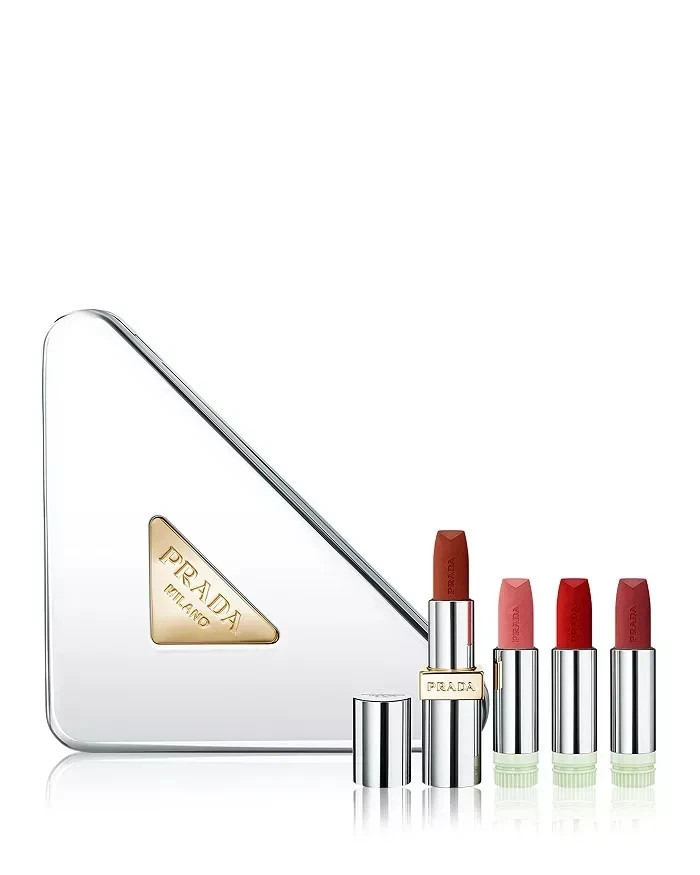 Prada Beauty Monochrome Clutch Limited Edition Lipstick Gift Set