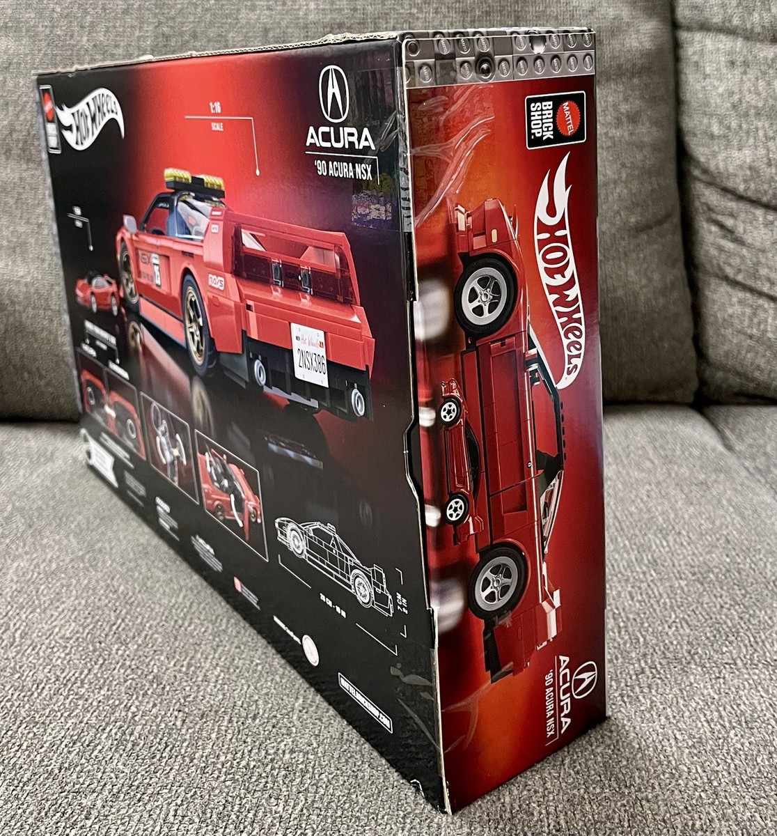 Mattel Brick Shop Hot Wheels Elite Series '90 Acura NSX Building