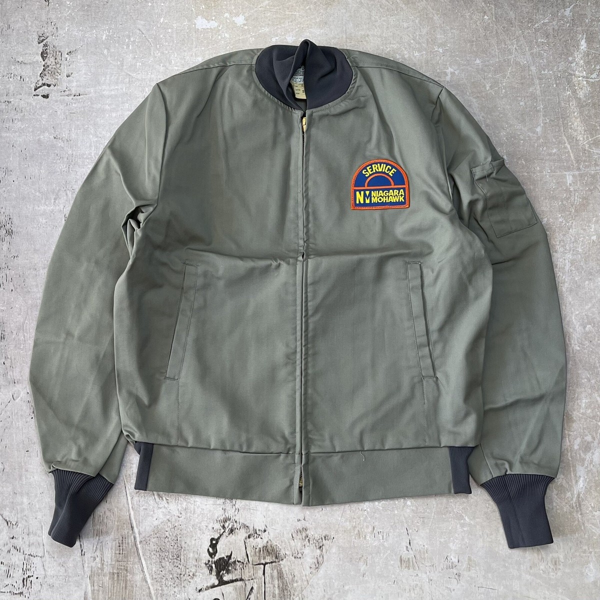 Vintage 50s Patent-Jac Workwear Bomber Jacket NOS Talon Zipper