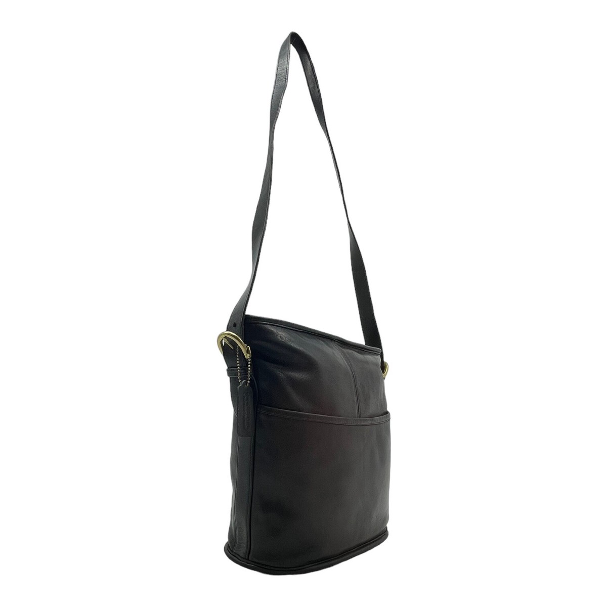 Vintage COACH BLEECKER 4153 Smooth Leather Bucket Shoulder Bag