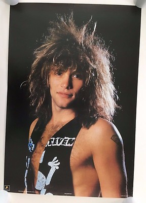 JON BON JOVI, RARE AUTHENTIC 1990 POSTER | eBay