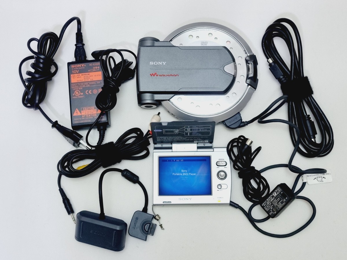 SONY Walkman D-VM1 Portable CD/DVD Player with Monitor - For Parts