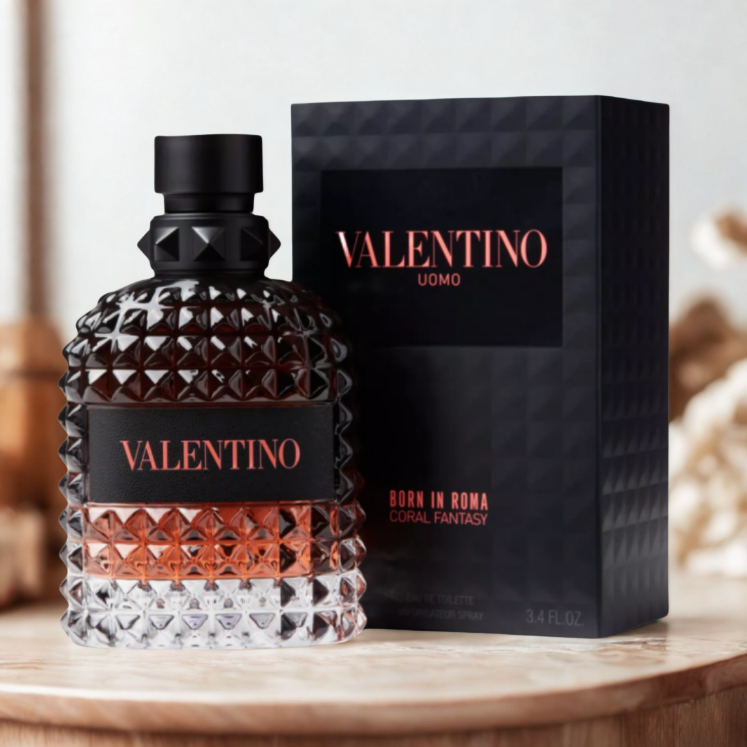Valentino Uomo Born In Roma Coral Fantasy 3.4 oz EDT Cologne New
