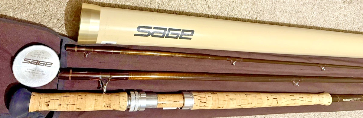 SAGE Graphite Fly Fishing Rod 3 Piece Fishing Rods & Poles for