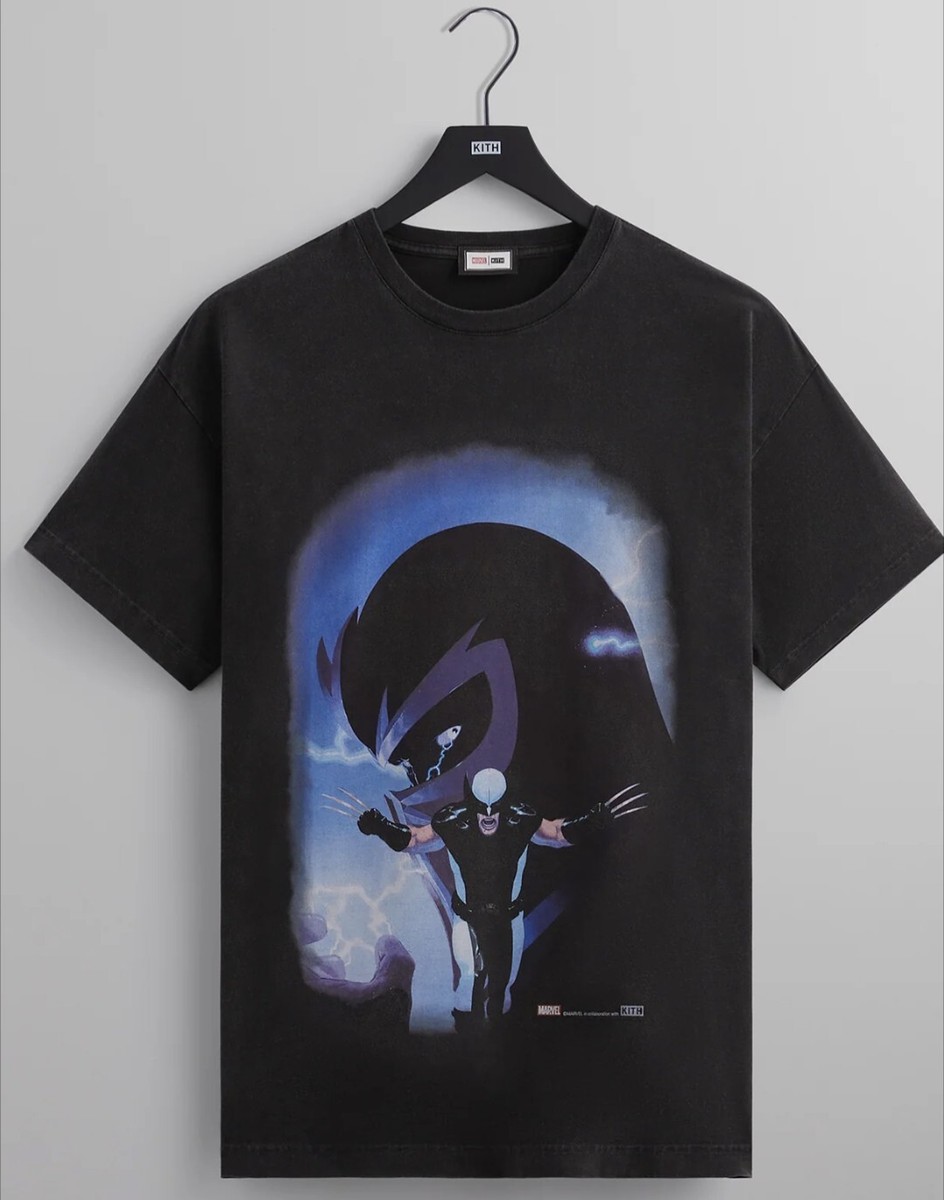 🔥🔥🔥Kith x Marvel X-Men Magneto Vintage Tee Black. Size Xl