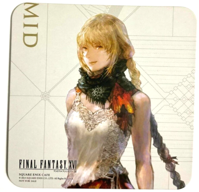 Final Fantasy XVI Square Enix Cafe Original Coaster Mid FF16 Game