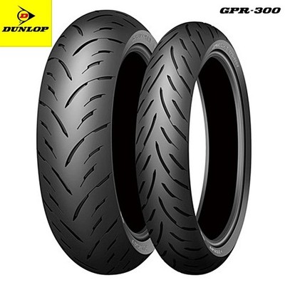 KAWASAKI NINJA ZX-6R DUNLOP SPORTMAX GPR-300 TWO TIRE SET 120/70