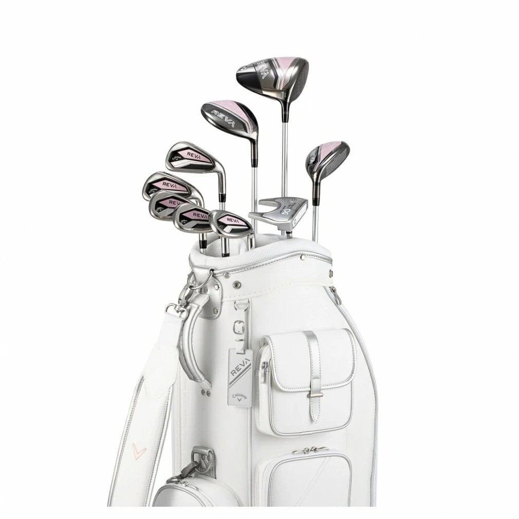 Callaway REVA 9pc Ladies Golf Set w/ Bag L Flex Carbon RH Pink