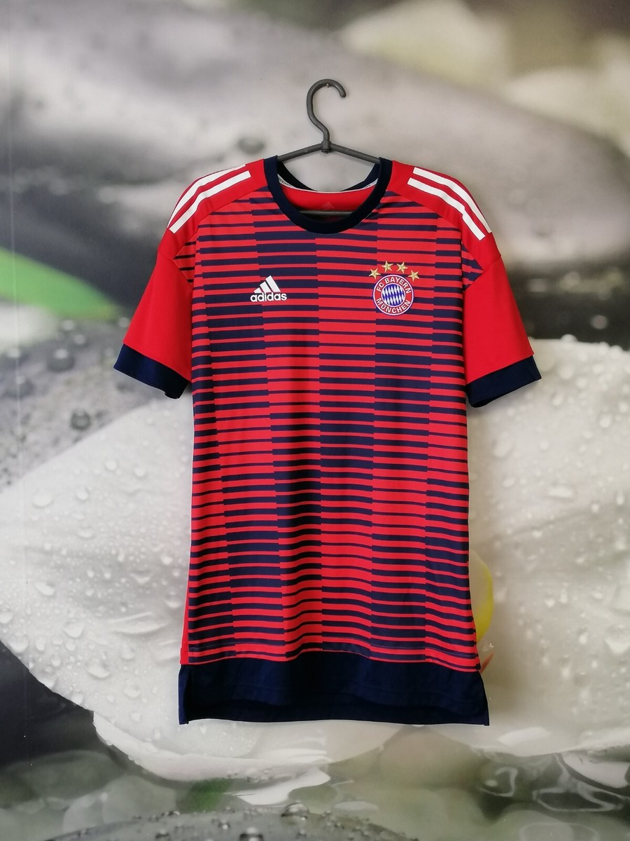 Bayern Munich 2017 - 2018 pre-match training shirt jersey Adidas