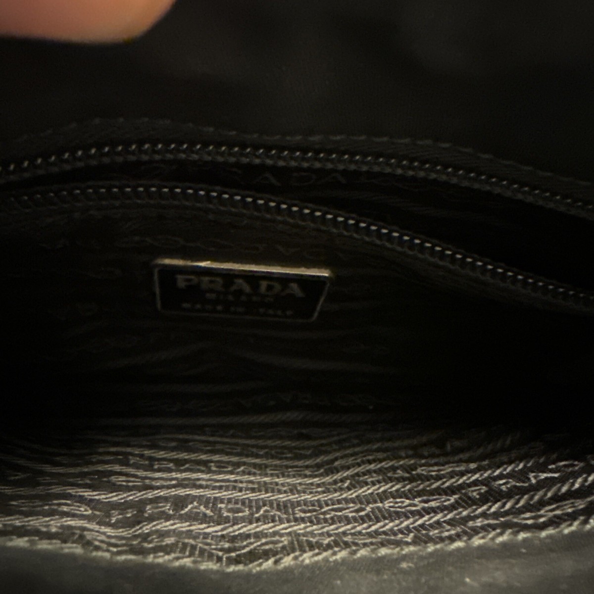Authentic PRADA | Borsa in Tessuto | Black Tessuto City Nero