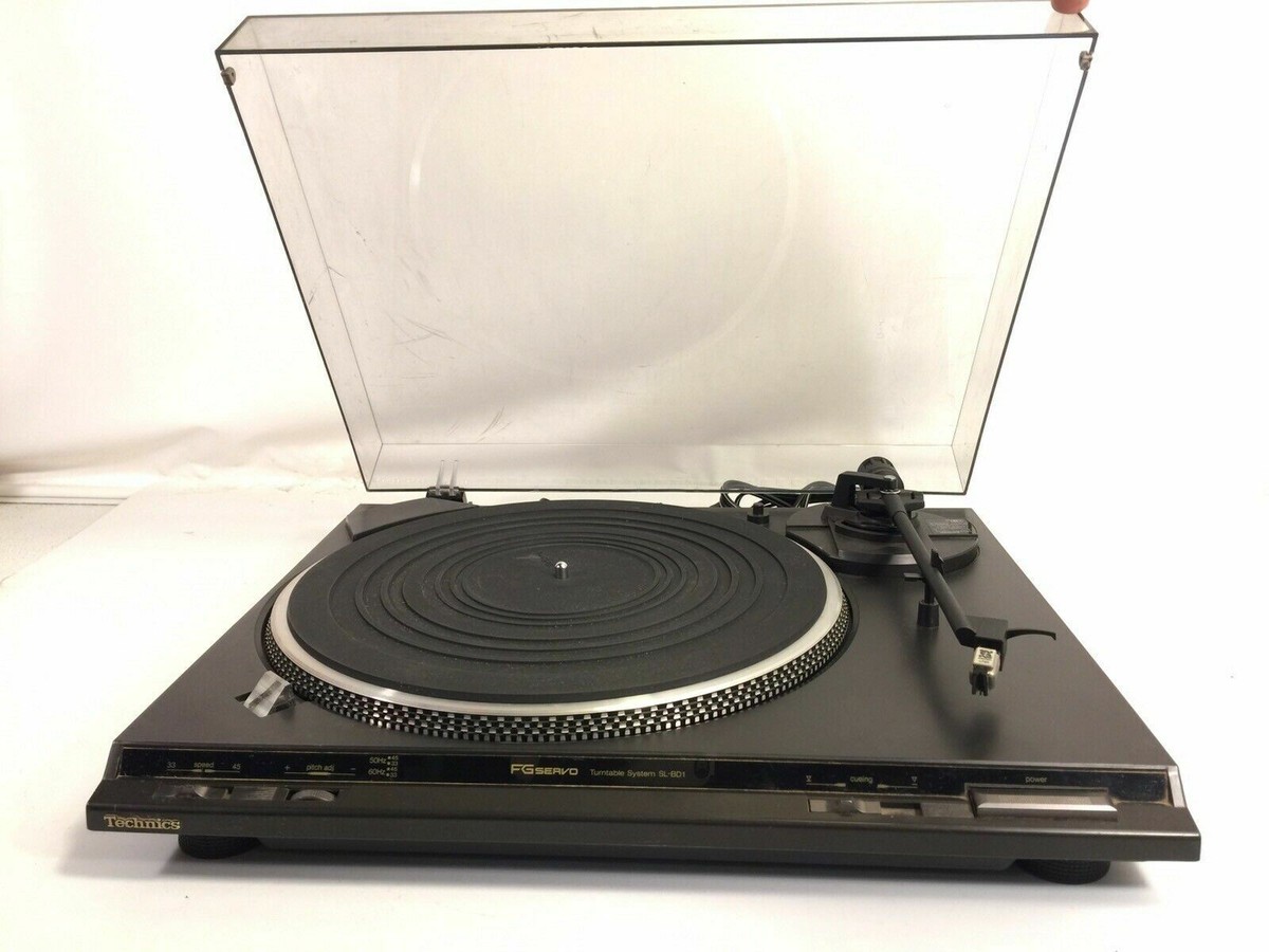 Technics FG Belt Drve Vintage Turntable Record Player Model SL-BD1