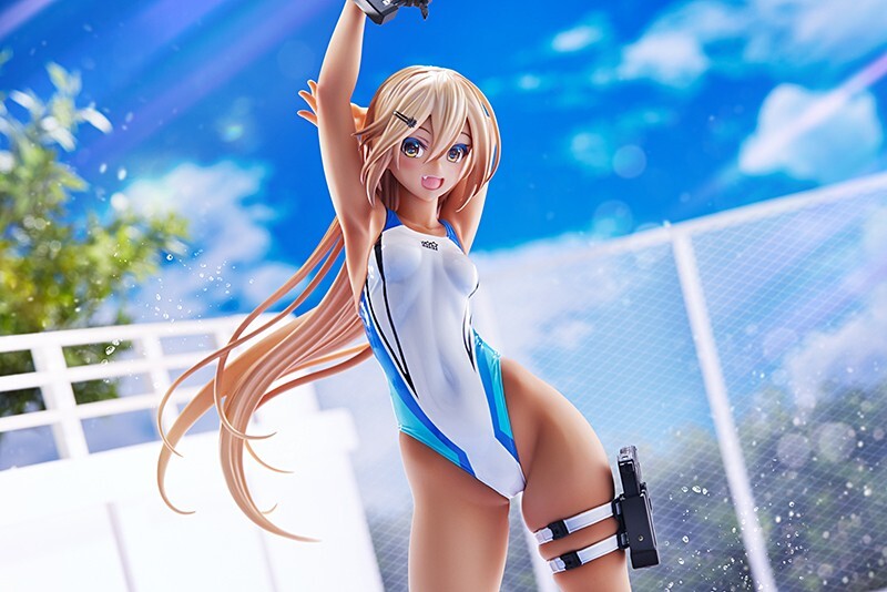 ARMS NOTE Kouhai chan of the Swim team Blue line swimsuit ver