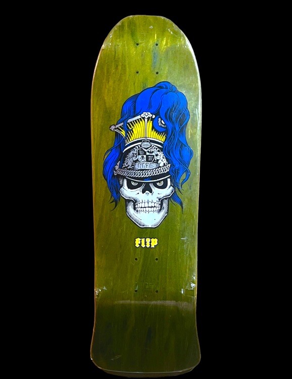 FLIP Lance Mountain Brigadier Skateboard Deck Green PS STIX
