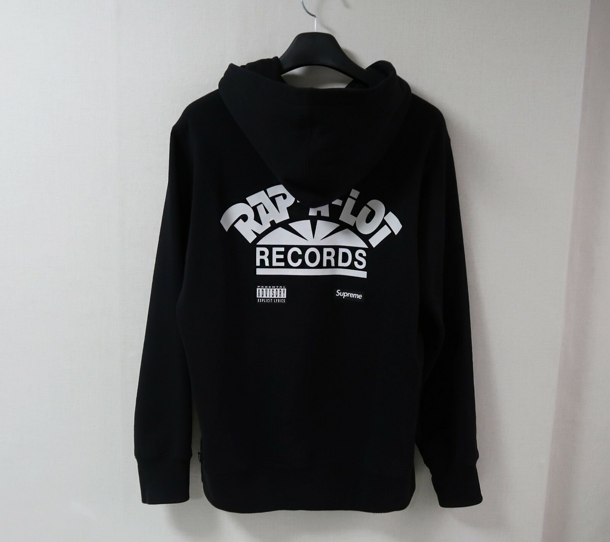 SUPREME Rap A Lot Records Geto Boys Hooded Sweatshirt Black M box