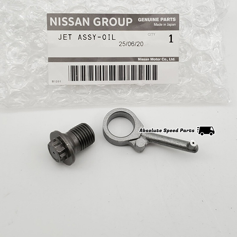 NEW OEM Nissan Oil Jet Squirter & Bolt for SR20 SR20DET S13 S14