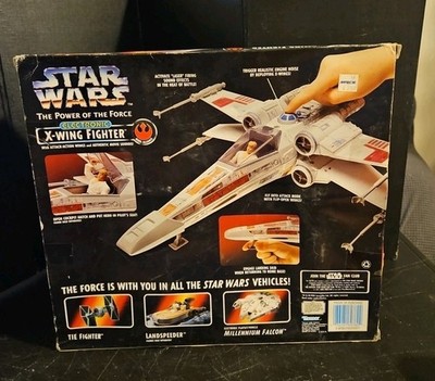 Kenner Power of The Force Star Wars X-Wing Fighter Jet for sale