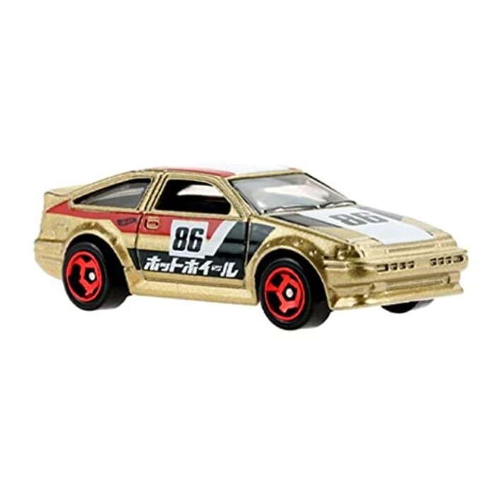Hot Wheels Toyota AE86 Corolla Japanese Car Culture Exclusive GOLD