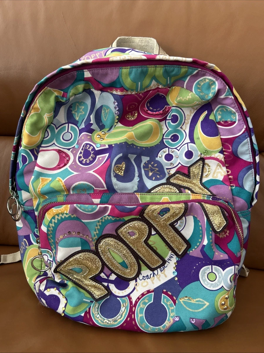 Coach Poppy Leather Exterior Backpack Bags & Handbags for Women