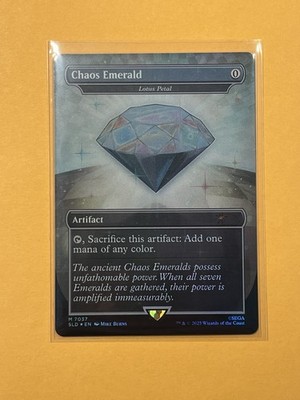 Chaos Emerald - Lotus Petal (7037) Secret Lair Drop Foil for sale
