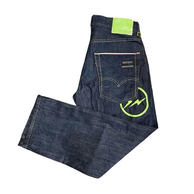 Levis Fenom x Fragment Design Selvedge Blue Denim Jeans Pants Size
