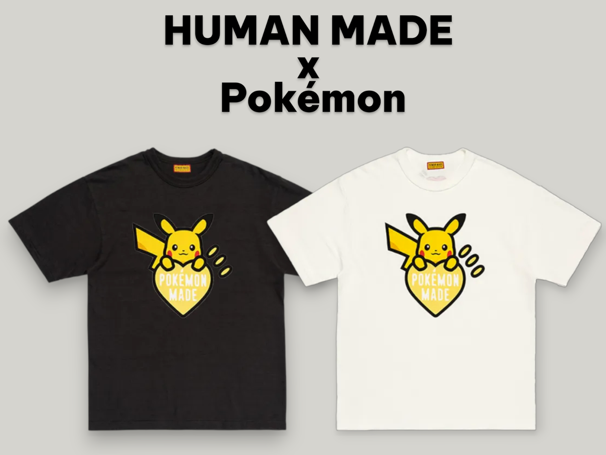 HUMAN MADE x Pokemon MADE GRAPHIC T-SHIRT Shinsaibashi Pikachu