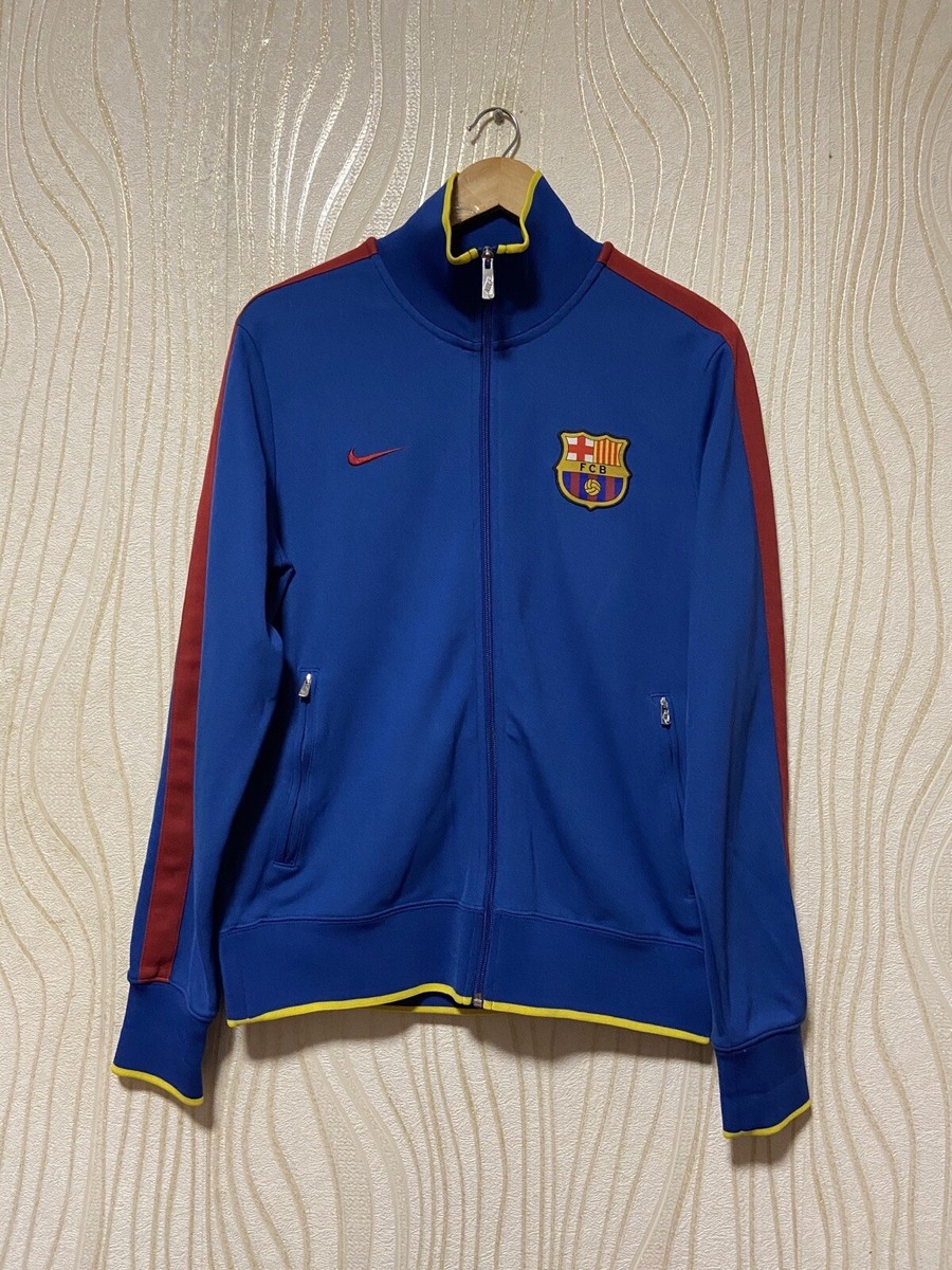 BARCELONA 2011 2012 FOOTBALL SOCCER TRACK JACKET NIKE 419901-486