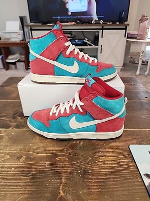 Nike Dunk High Premium SB Bloody Gums (2009) Sz 10 Mens 313171-611