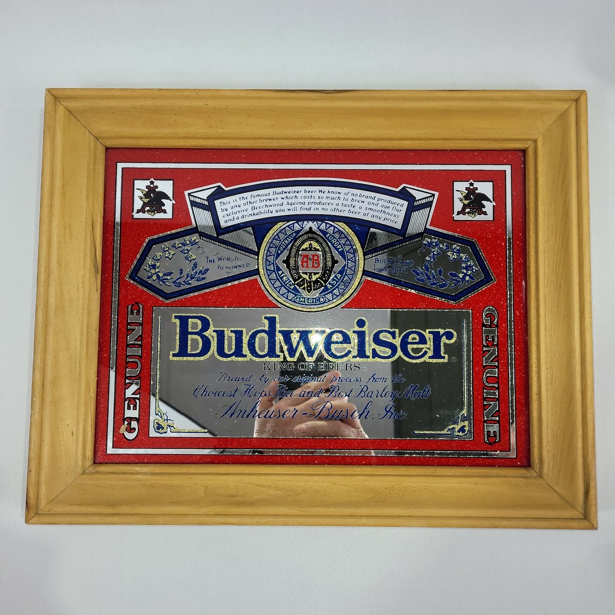Budweiser Beer Mirror Vintage 11