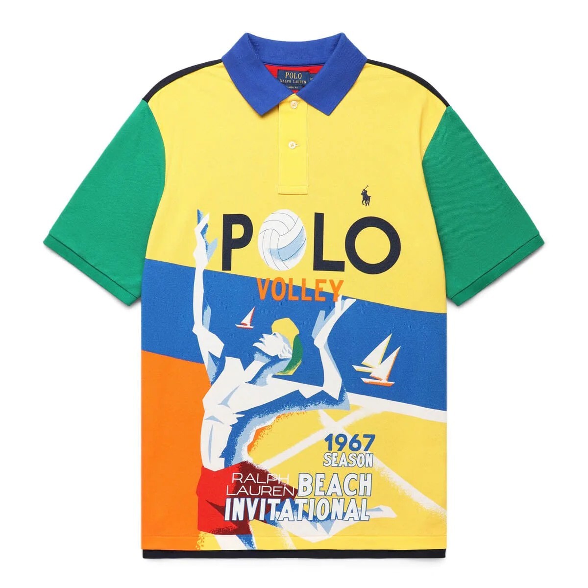 Polo Ralph Lauren Classic Fit Shirt M Beach Volleyball Poster