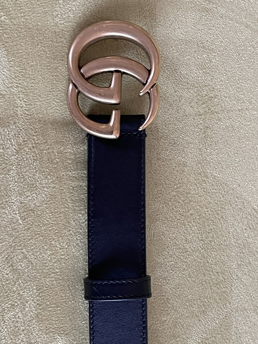 Gucci Double G Buckle Belt Black Size 80/32 | eBay