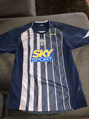 希少】ユベントス 04/05 アウェイユニフォーム NIKE Lサイズ スカイ