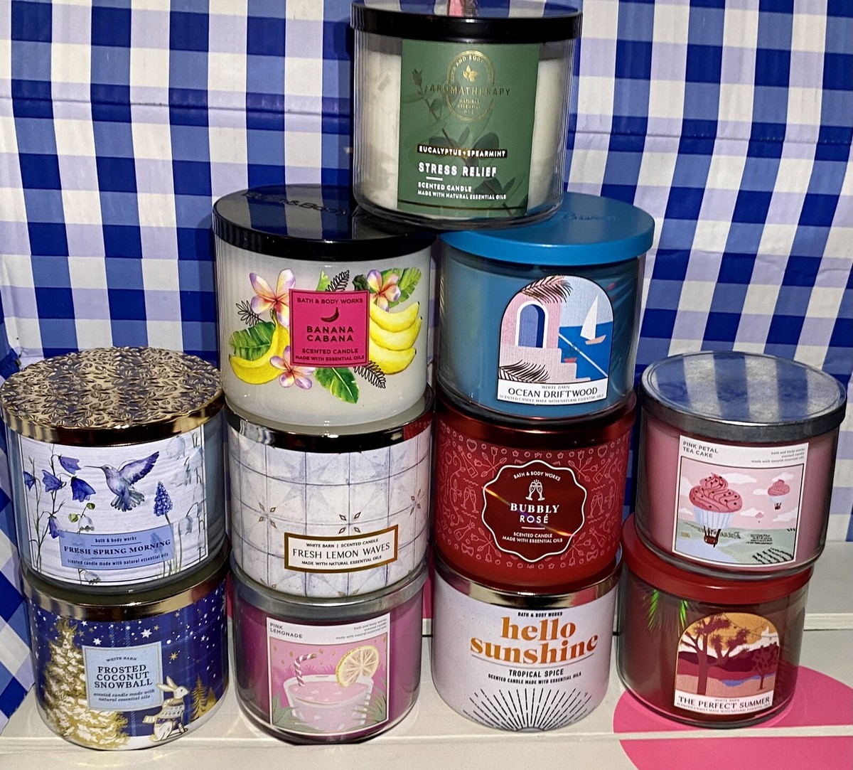 BATH AND BODY WORKS 3-WICK CANDLE 14.5 OZ YOU CHOOSE THE SCENT
