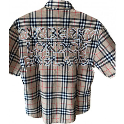 Burberry London Back Logo Nova Check Short Sleeve Shirt [EX