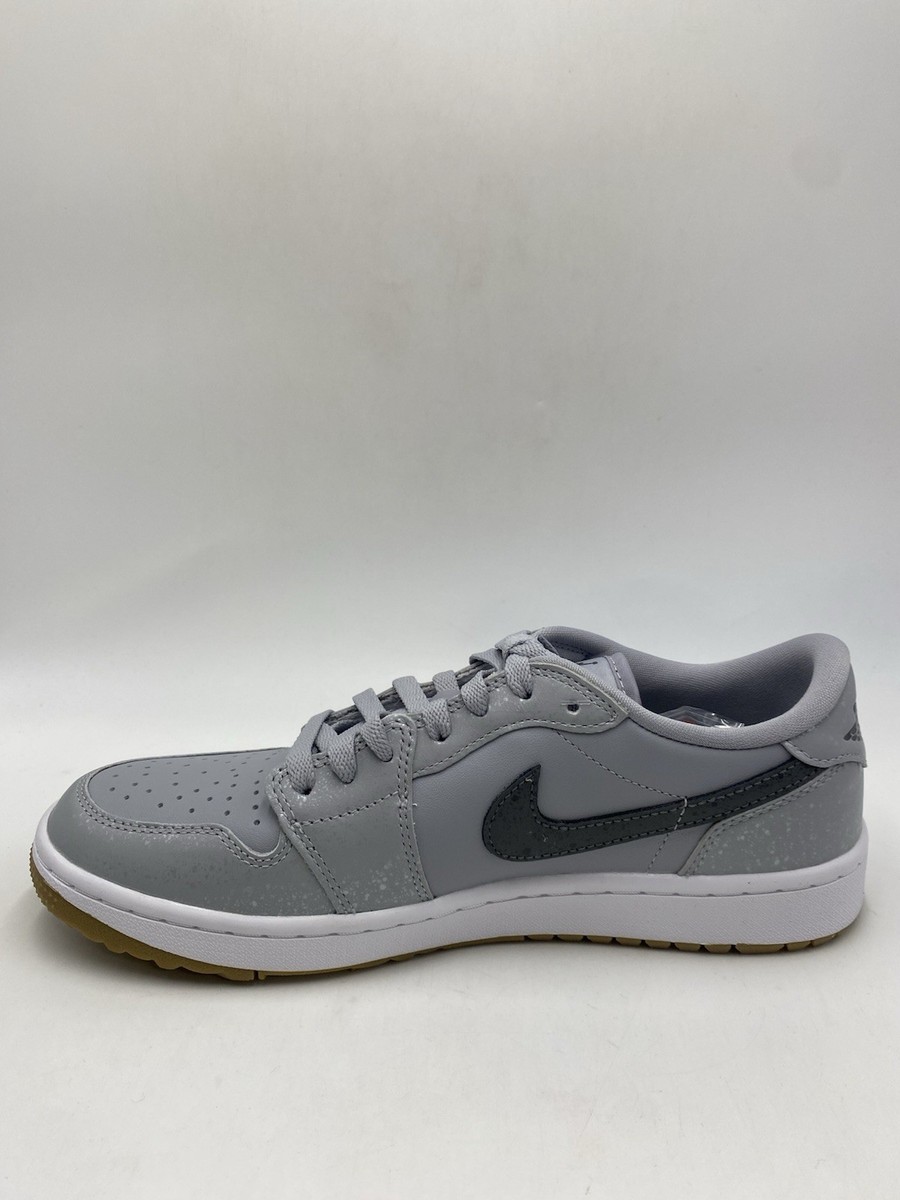 Size 8.5 - Air Jordan 1 Golf Low Wolf Grey Gum for sale online | eBay