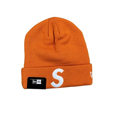Supreme x New Era FW17 S Logo Beanie Orange | eBay