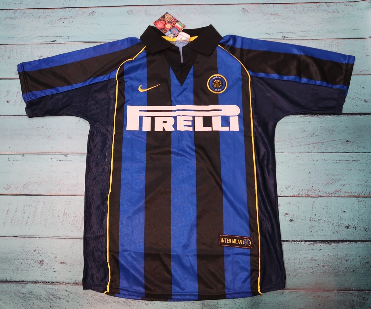 ✓Nike Home Football Shirt Inter Milan Soccer jersey 2001 2002