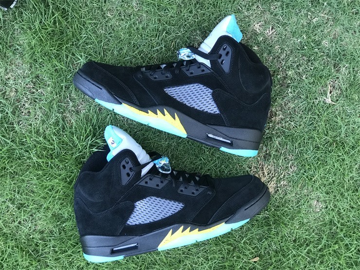 New [DD0587-047] Men's Air Jordan Retro 5 Aqua Full Size | eBay