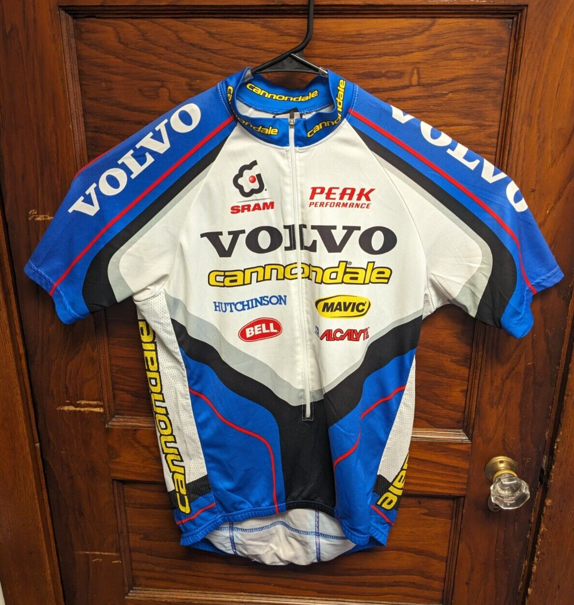 Vintage 90s Volvo Cannondale Team Cycling Jersey Men L USA Made 3