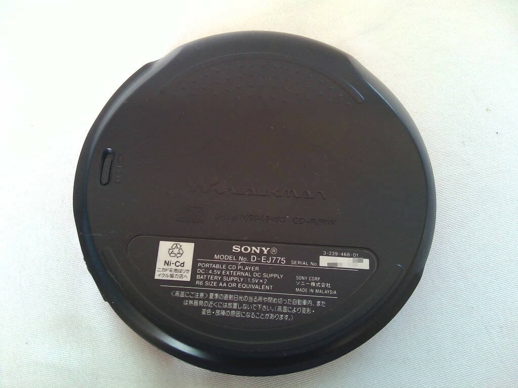 SONY D-EJ775 Portable CD player Walkman Pink Good | eBay