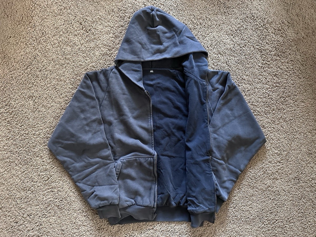 Size M - RARE SAMPLE H14 Yeezy Gap Double Layer Zip Up Hoodie