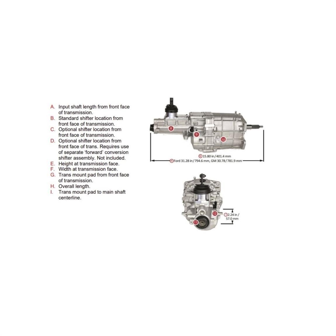 TREMEC TCET17805 TKX 5-Speed Manual Transmission, GM Mount | eBay