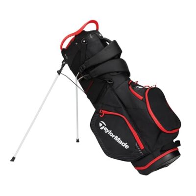 TaylorMade Pro Stand Golf Bag TF531 2.4kg 9.5type 47inch Black/Red